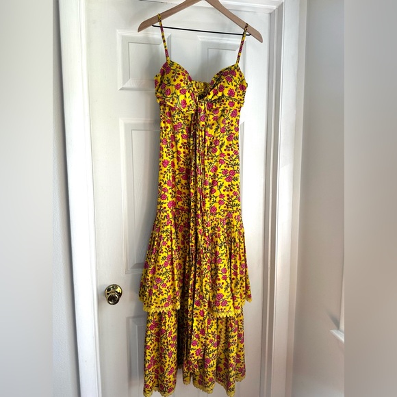 EDDY Helen Tiered Maxi Dress NWT Size 4 - Picture 2 of 7